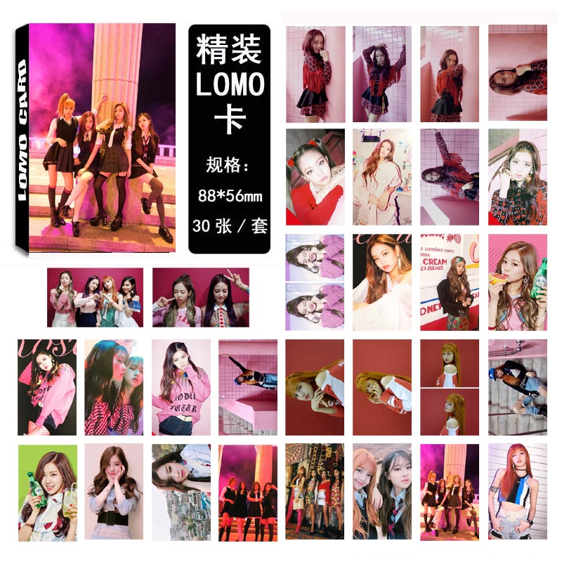 LOMO CARD BLACKPINK 30รูป