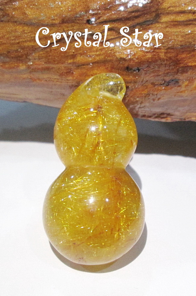 จี้ไหมทองรูปน้ำเต้า