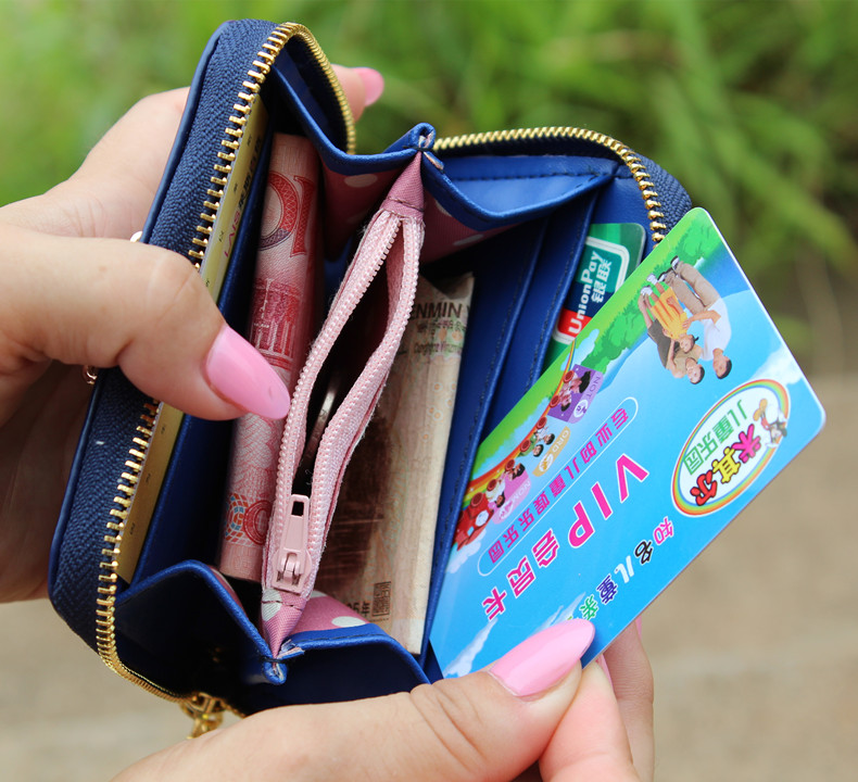 กระเป๋าสตางค์ใบเล็ก Pixy wallet [แบบซิปรอบ]