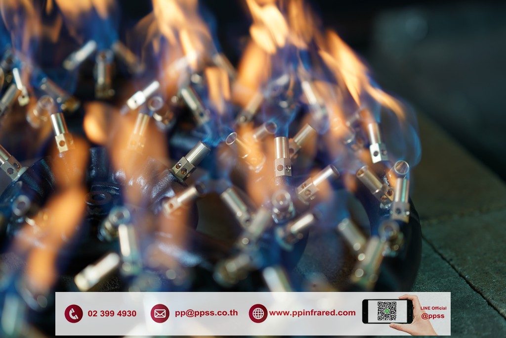 หัวเตาแก๊ส JB88 Jet Gas Burner 700,000 BTU/hr ขนาด Ø 520 มม. สำหรับถังต้มอุตสาหกรรม