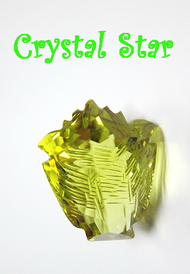 เลมอนควอทซ์รูปใบไม้