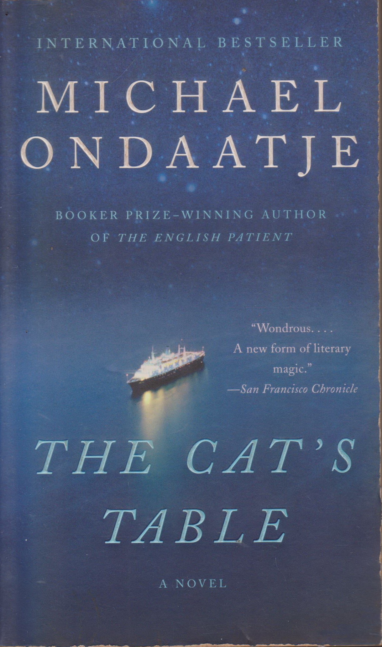นิยายภาษาอังกฤษ The Cat's Table by Michael Ondaatje
