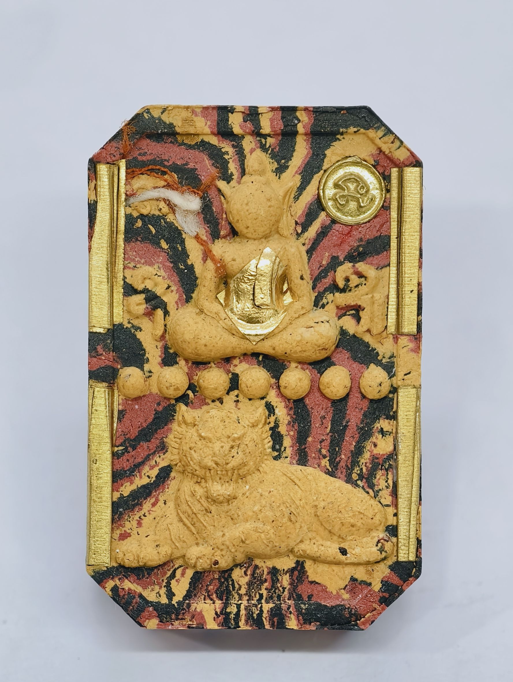 หลวงพ่อประสูติ วัดในเตา สมเด็จเสือนอนกิน พยัคฆ์เศรษฐี มาสเตอร์พีซ หน้าอกทองคำ KA2465