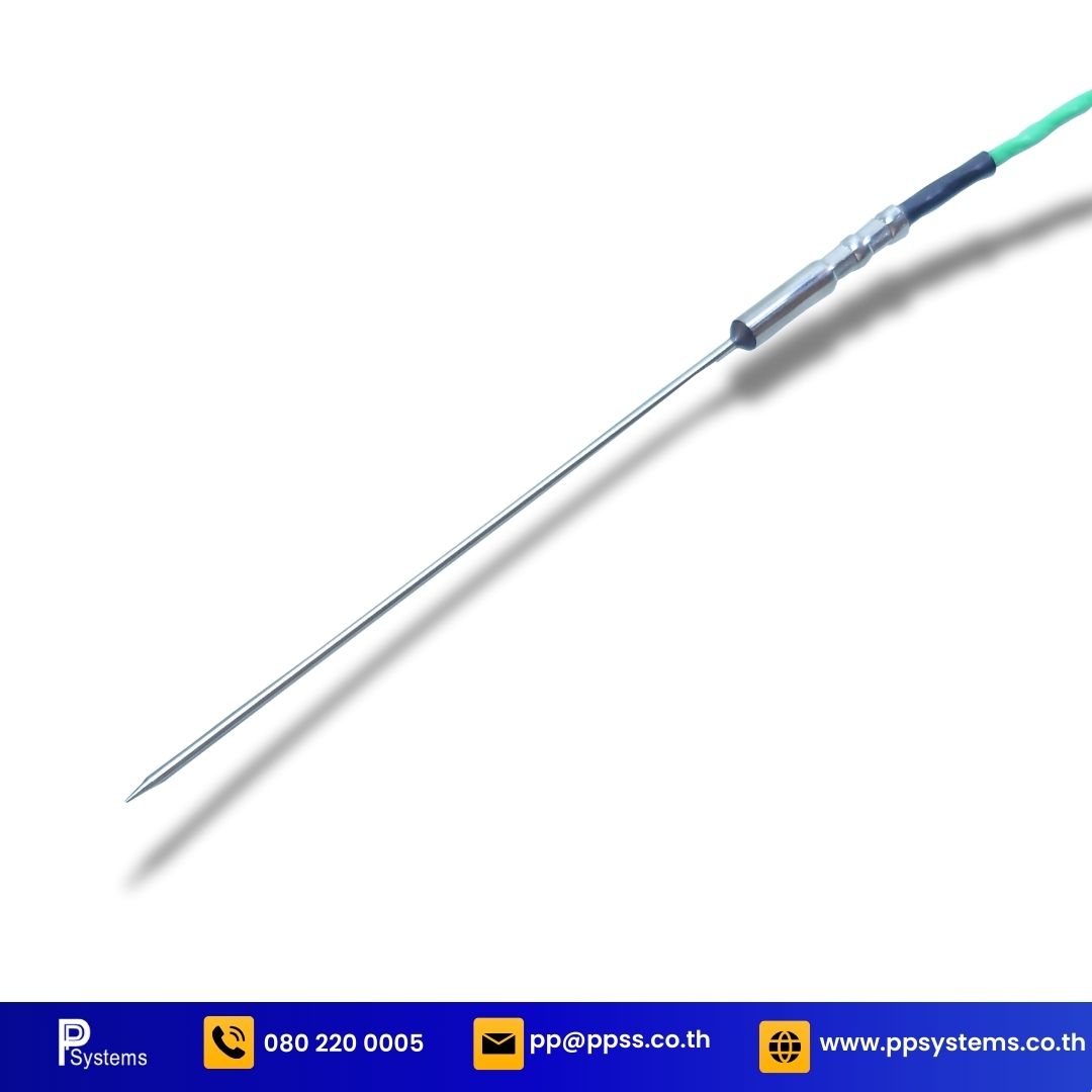 PhoenixTM Short Needle Straight Thermocouple l สายวัดอุณหภูมิชนิดเข็ม สำหรับวัดอาหาร (กุ้ง) ความยาวสาย 60 เซนติเมตร