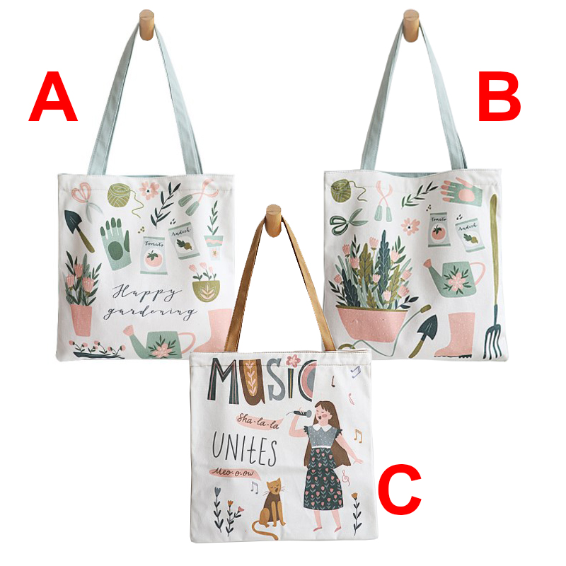 กระเป๋าผ้า canvas สไตล์เกาหลี mooseefah