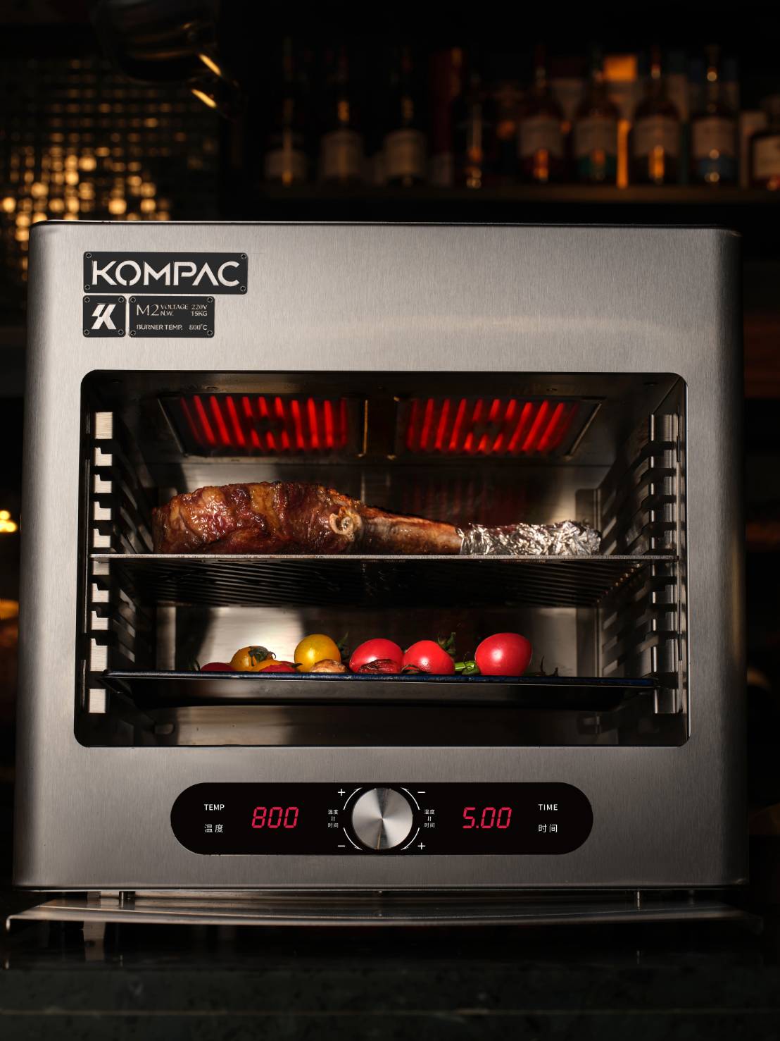 KOMPAC - MD-2S 800°C E-Steak Steak Broiler Grill for Steak House l เตาย่างสเต็กอินฟาเรด 800องศาเซลซียส ขนาดกลาง ระบบไฟฟ้า สำหรับร้านอาหารและใช้งานเชิงพาณิชย์