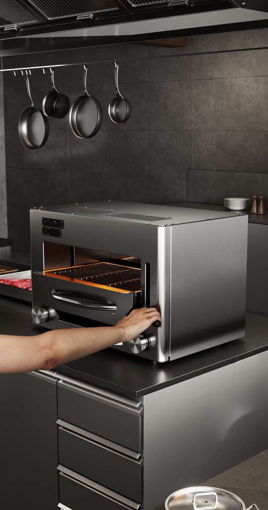 KOMPAC - MD-3S 800°C E-Steak Steak Broiler Grill for Steak House l เตาย่างสเต็กอินฟาเรด 800องศาเซลซียส ขนาดกลาง ระบบไฟฟ้า สำหรับร้านอาหารและใช้งานเชิงพาณิชย์