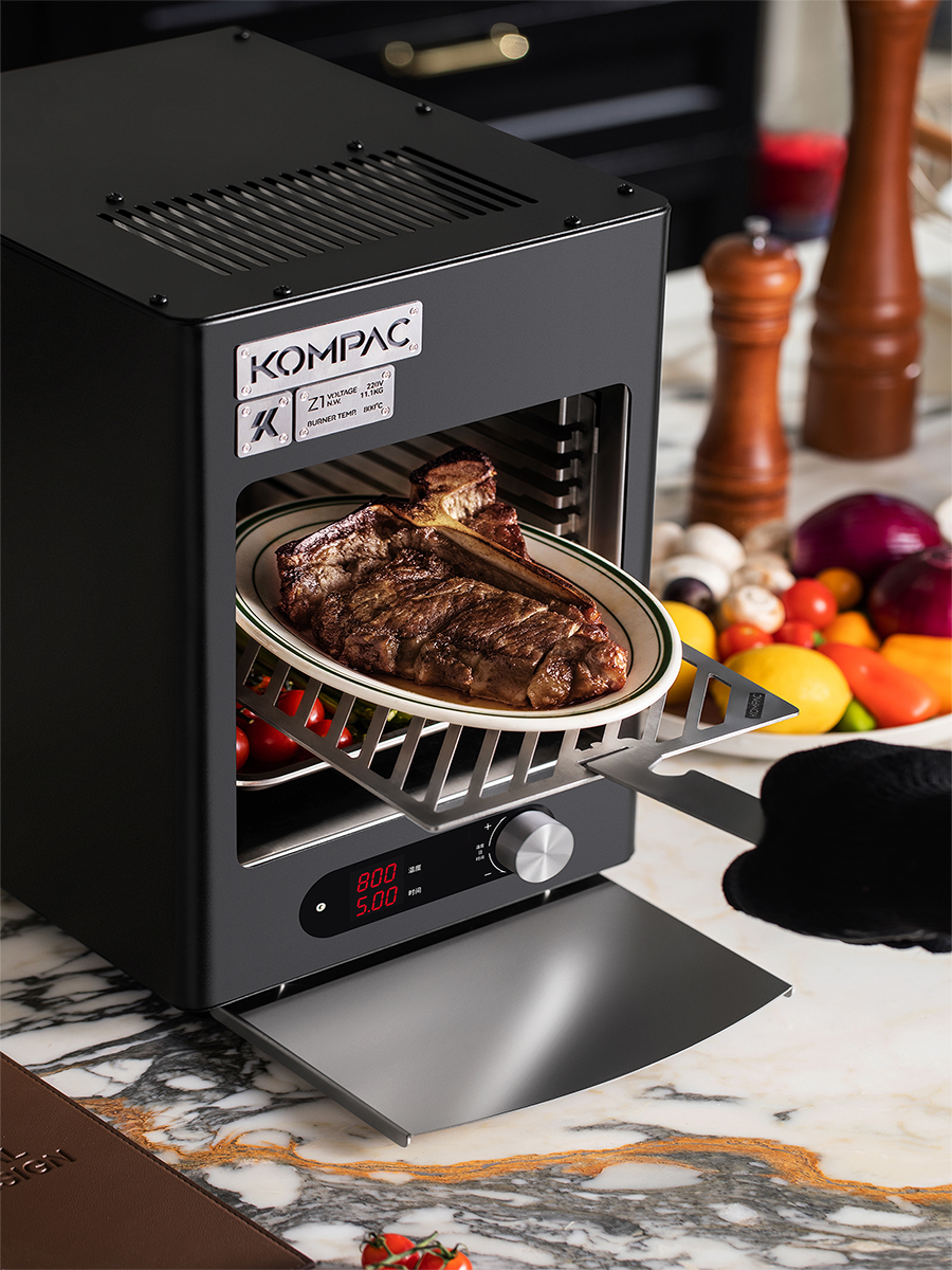 KOMPAC x MD-1S 800°C Electric Steak Broiler Grill for Restaurant l เตาย่างสเต็กอินฟาเรด 800องศาเซลซียส ระบบไฟฟ้า สำหรับร้านอาหารและใช้งานเชิงพาณิชย์