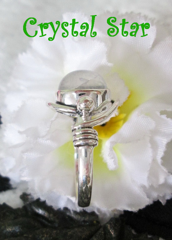 แหวนเงินมูนสโตน เกรด A