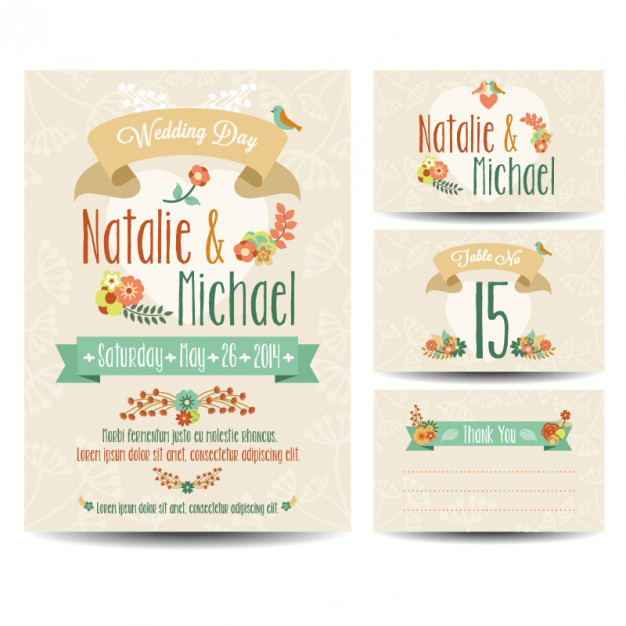การ์ดแต่งงาน Wedding card สไตล์การออกแบบดีไซน์แบบสีอ่อนๆแต่ใส่สีสันในตัวอักษรเพิ่มความดึงดูดน่าสนใจ การ์ดงานแต่ง ไว้สำหรับ เรียนเชิญแขกผู้มีเกียรติเข้ามาร่วมงานแต่งงาน // ตัวอย่างดีไซน์ การ์ดแต่งงาน การ์ดเชิญ การ์ดสวยๆ