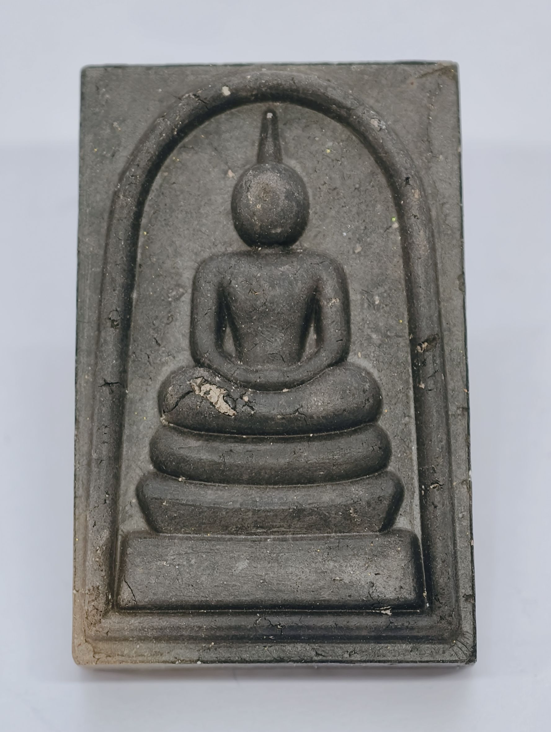 หลวงปู่มหาศิลา วัดโพธิ์ศรีสะอาด พระสมเด็จ ชินบัญชร หลังยันต์ พิเศษรายการ อ.ต้อมสร้าง KA2771