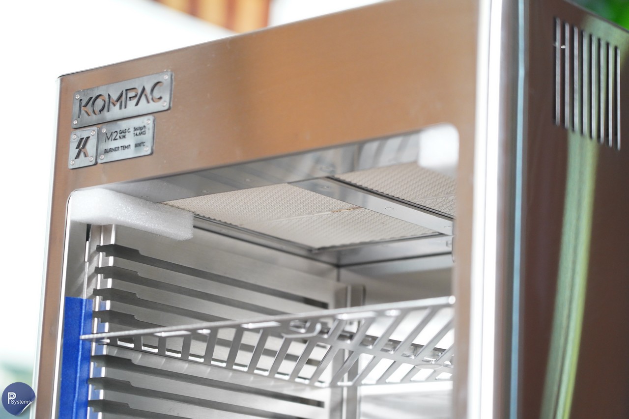 KOMPAC x PYB-4B 800°C Propane Steak Broiler Grill for Steak House and Camping l เตาย่างสเต็กอินฟาเรด 800องศาเซลซียส สองหัวเตา ระบบแก๊สเปิด-ปิดอัตโนมัติ