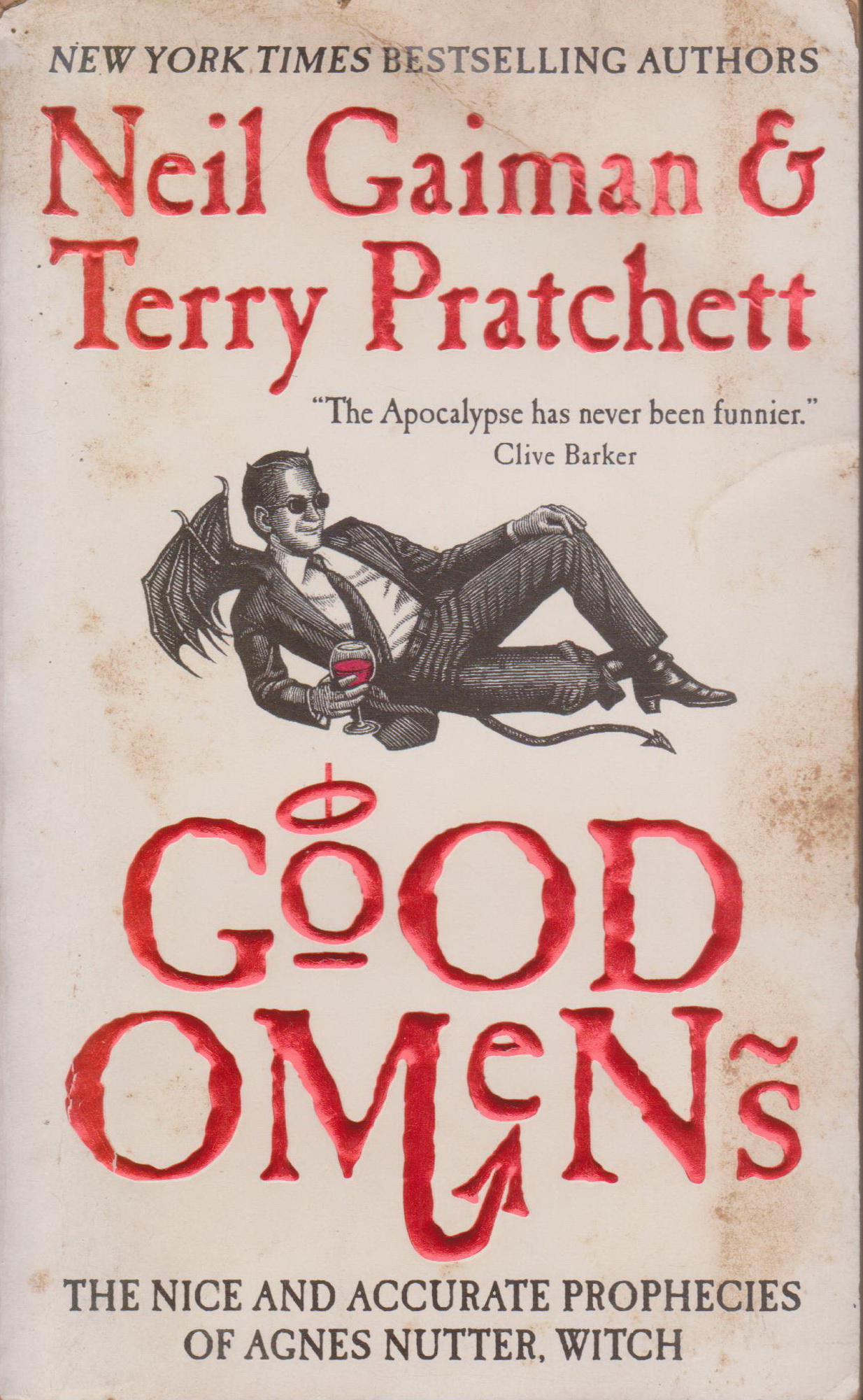 นิยายภาษาอังกฤษ Good Omens by Neil Gaiman & Terry Pratchett