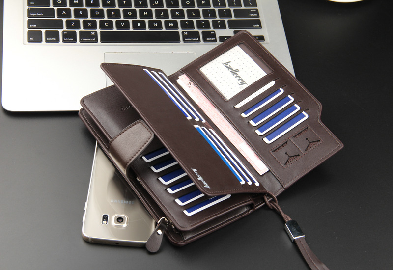 กระเป๋าสตางค์ผู้ชายใบยาว MZ-022 [มีซิป]