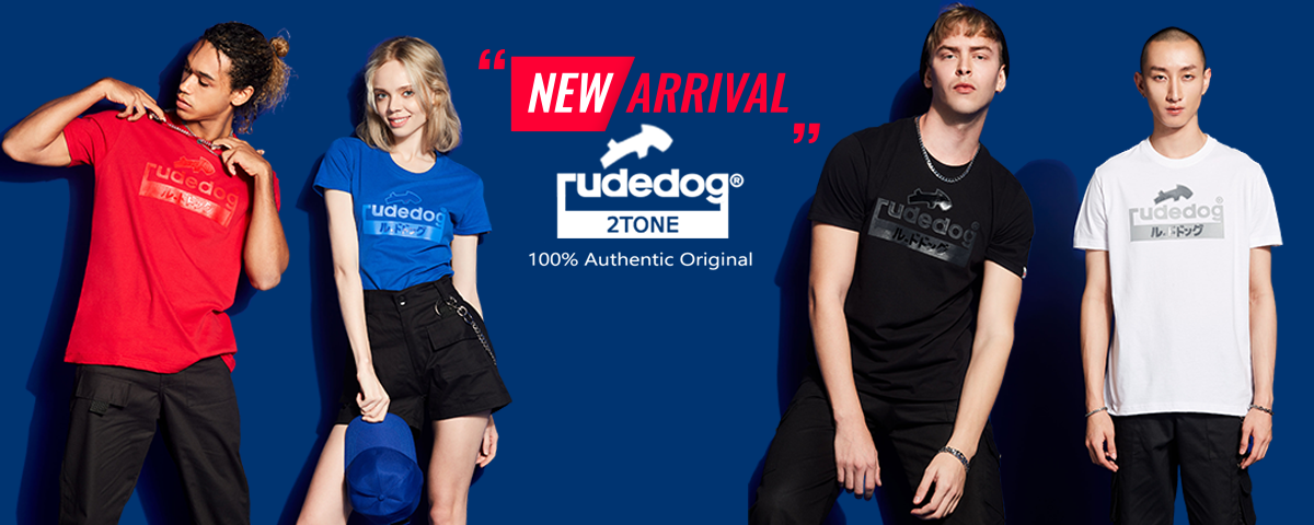 เสื้อยืดแขนสั้น rudedog รุ่น 2TONE