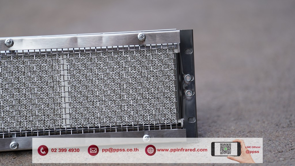 หัวเตาอินฟราเรด SUNSRAYS GR-1602 6.3kW ชนิดเหล็กหล่อ ขนาด 570x130x170