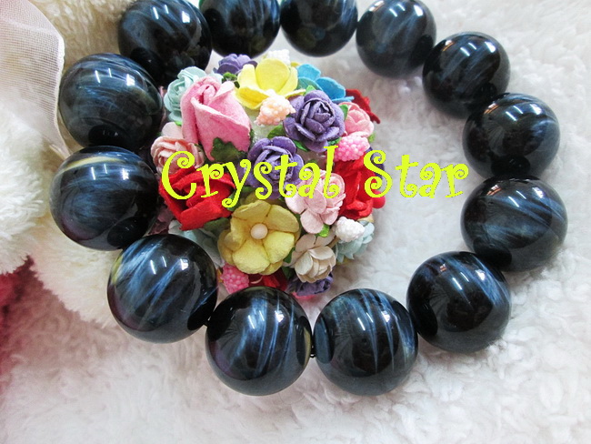 สร้อยข้อมือตาเสือสีน้ำเงิน เกรด A