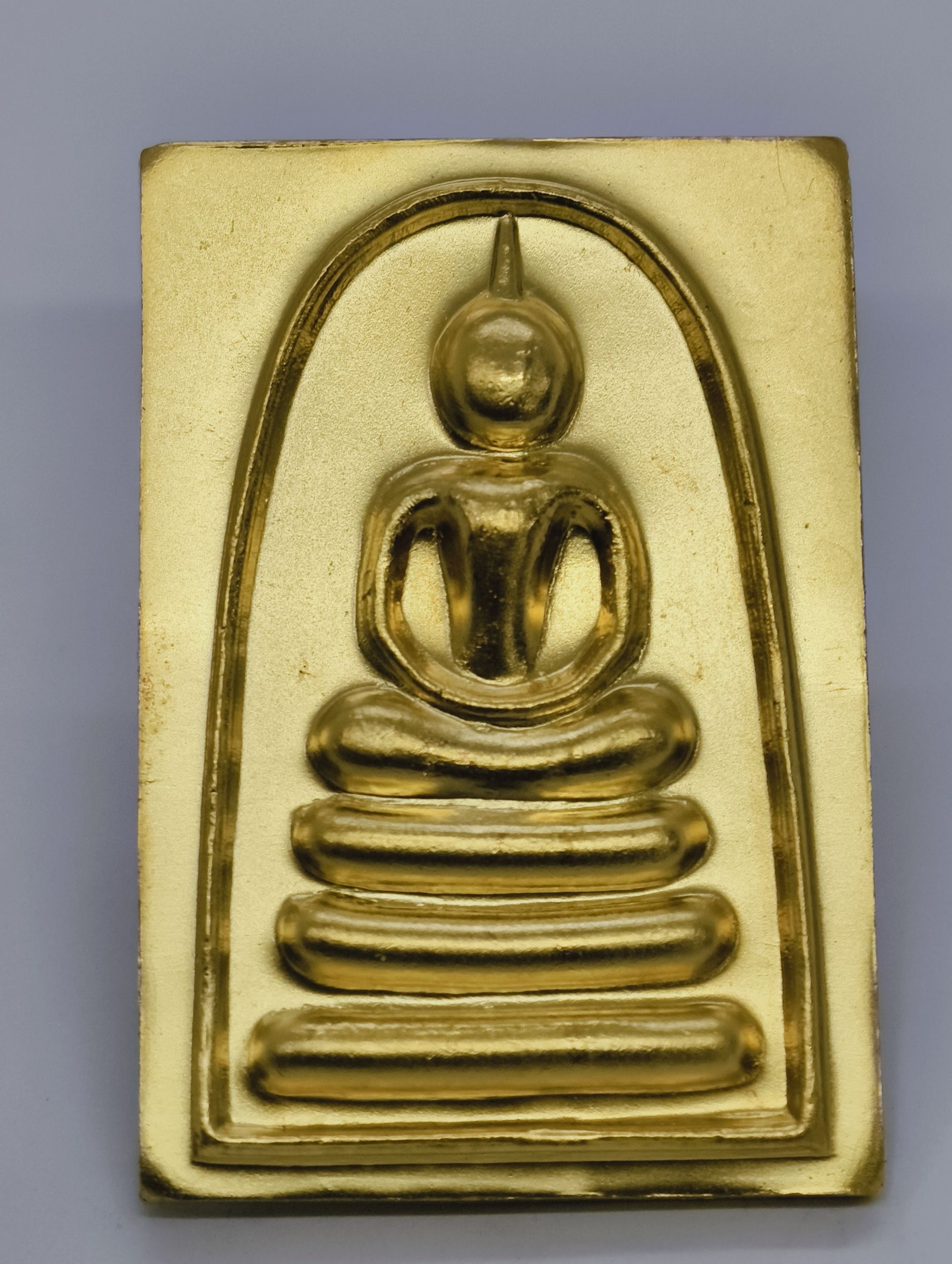 หลวงปู่หนูอินทร์ วัดป่าพุทธมงคล พระสมเด็จไกเซอร์ หลัง ท้าวมหาพรหม รุ่นแรก 2557 KA1346