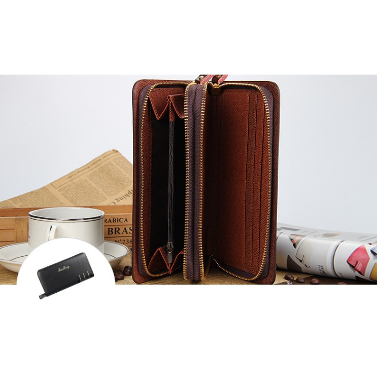 กระเป๋าสตางค์ซิปรอบแบบ2ซิป MZ-016