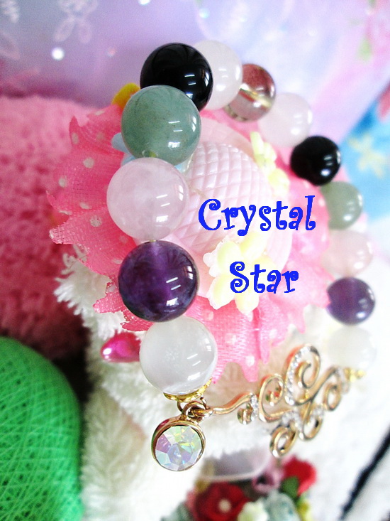 สร้อยข้อมือหินมงคล (สำหรับคนเกิดวันอาทิตย์ จันทร์ และพุธราหู)