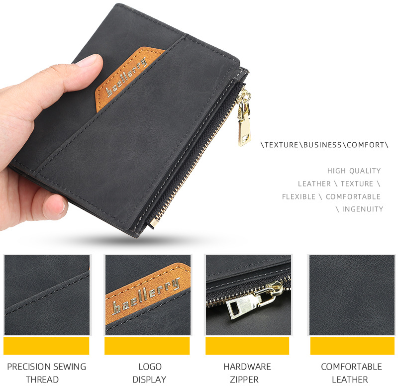 กระเป๋าสตางค์ผู้ชาย Baellerry แท้ หนังนุ่ม