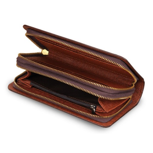 กระเป๋าสตางค์ซิปรอบแบบ2ซิป MZ-016