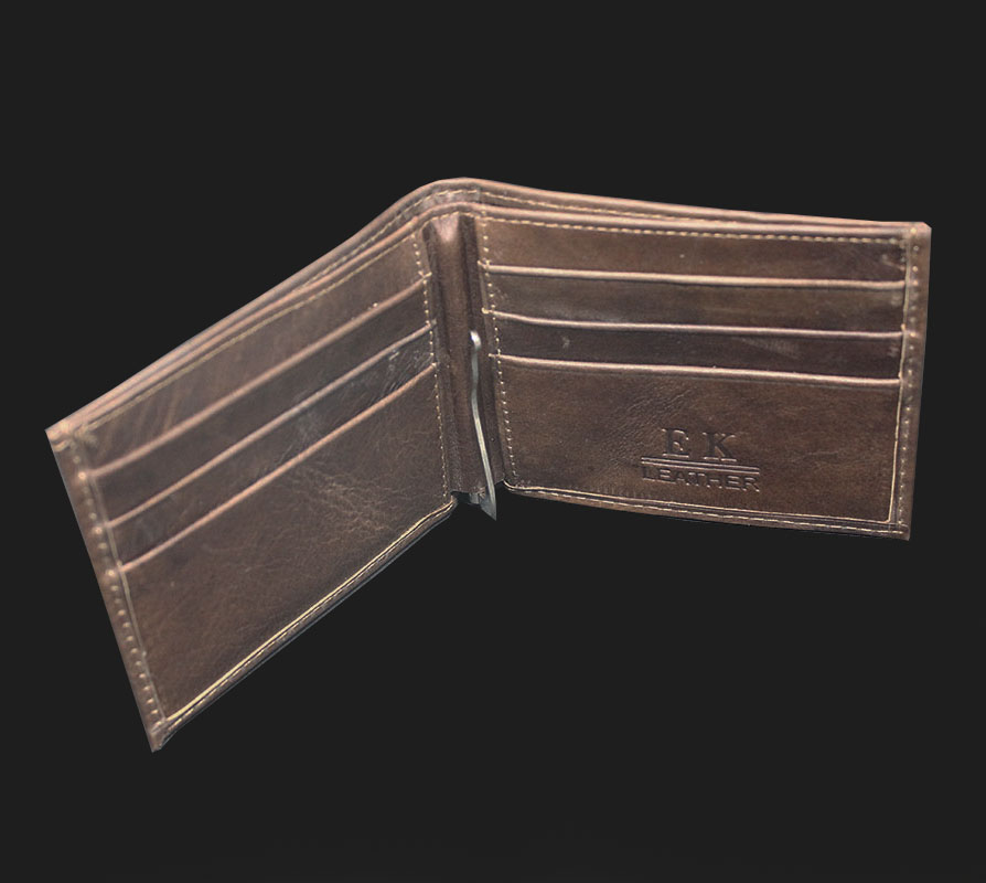 กระเป๋าสตางค์ผู้ชายใบเล็ก มีมันนี่คลิป MS-217