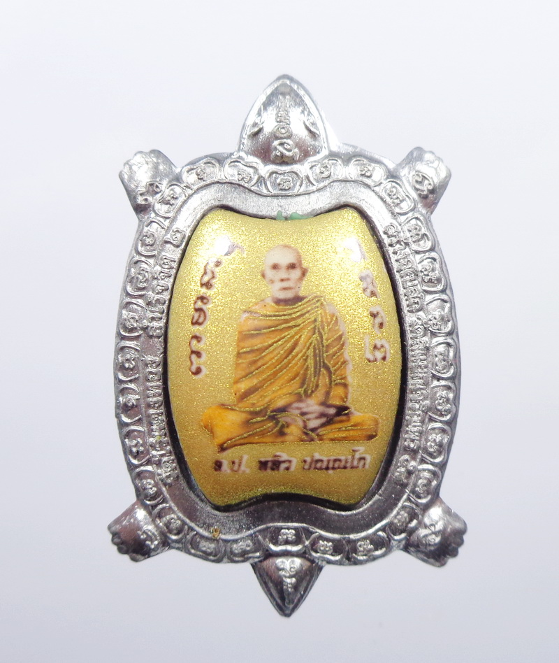 เหรียญเต่าล็อคเก็ต หลวงปู่หลิว วัดไร่แตงทอง ปี 2560 (KP543)