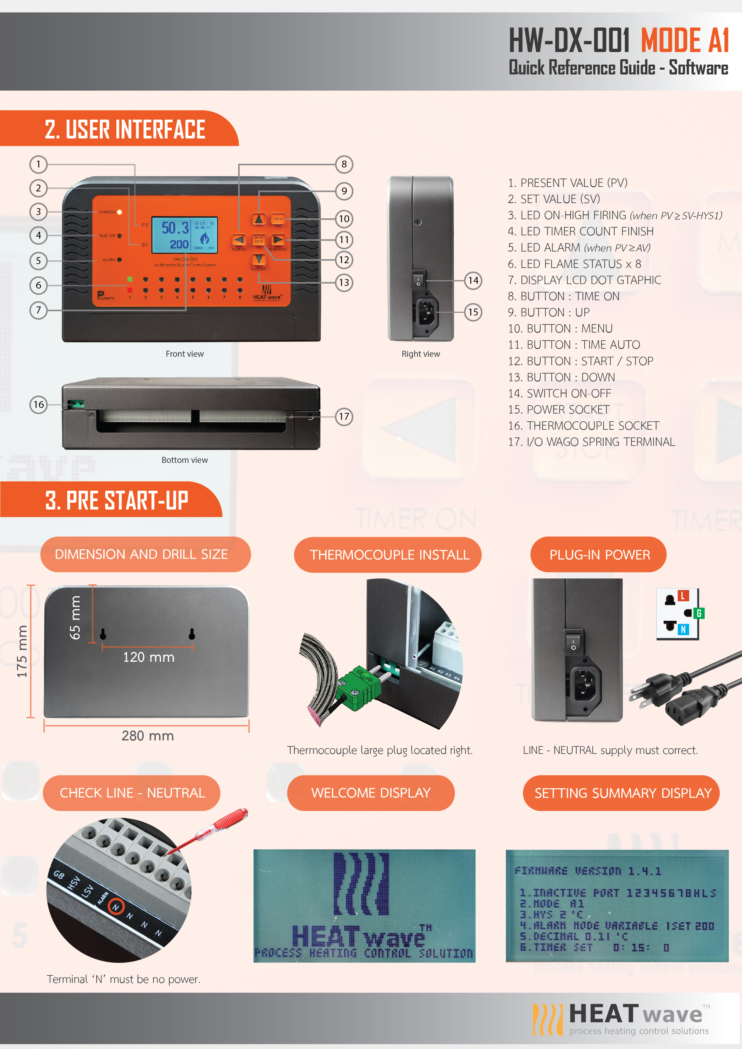HEATwave Multifunction Digital B/T Control System [MODE A1] l ชุดควบคุมอุณหภูมิเตาอบ มัลติฟังก์ชั่น รุ่นใหม่ล่าสุด !