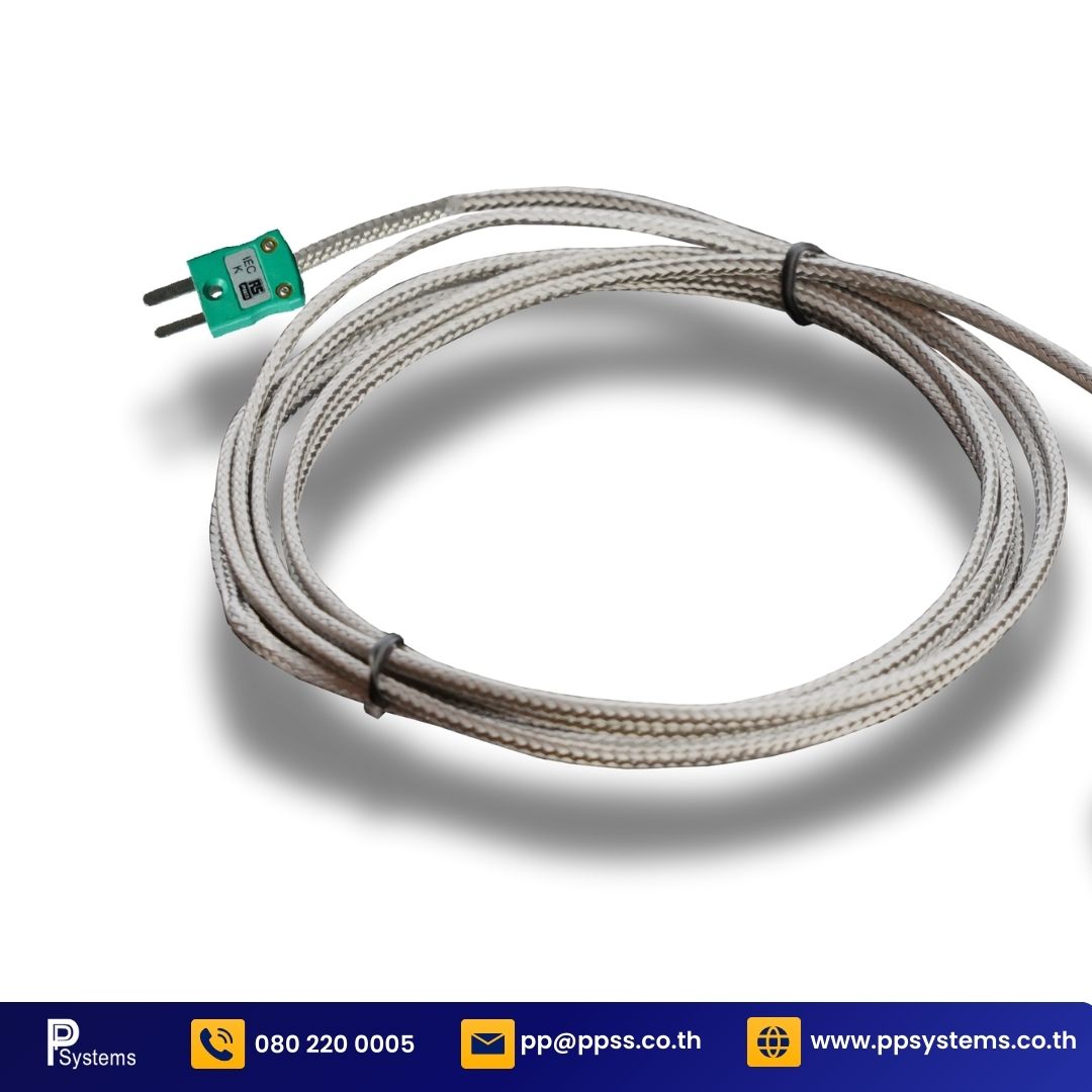 HEATwave Mini-Clamp Surface Surface SUS Braid Thermocouple Type K - 2m long l สายวัดอุณหภูมิ