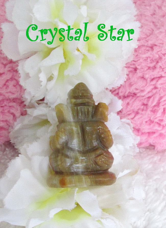 พระพิฆเณศวร์ (ไม้กลายเป็นหิน)