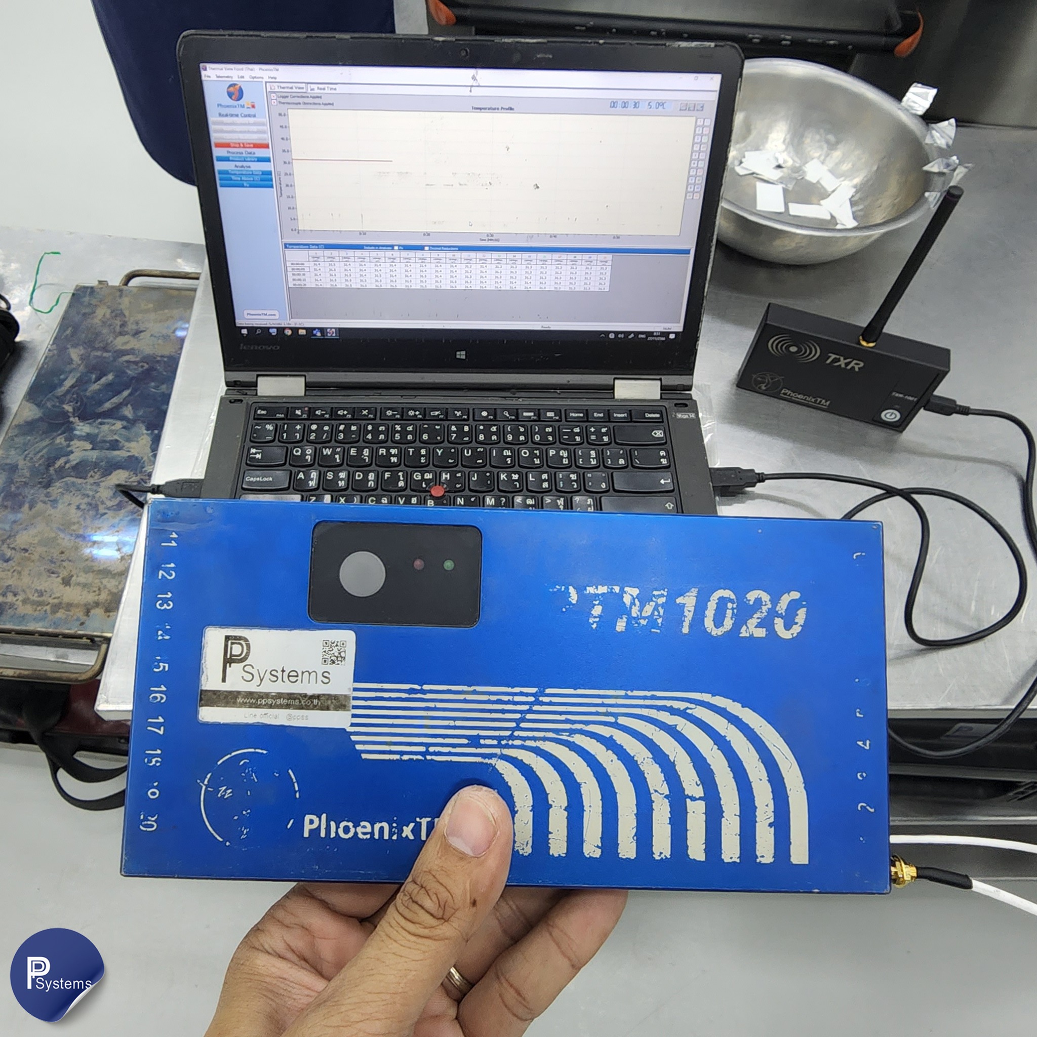 บริการวัดอุณหภูมิเตา ด้วยระบบ Thru-proces และรายงานผลตามมาตรฐาน Food Safety HACCP