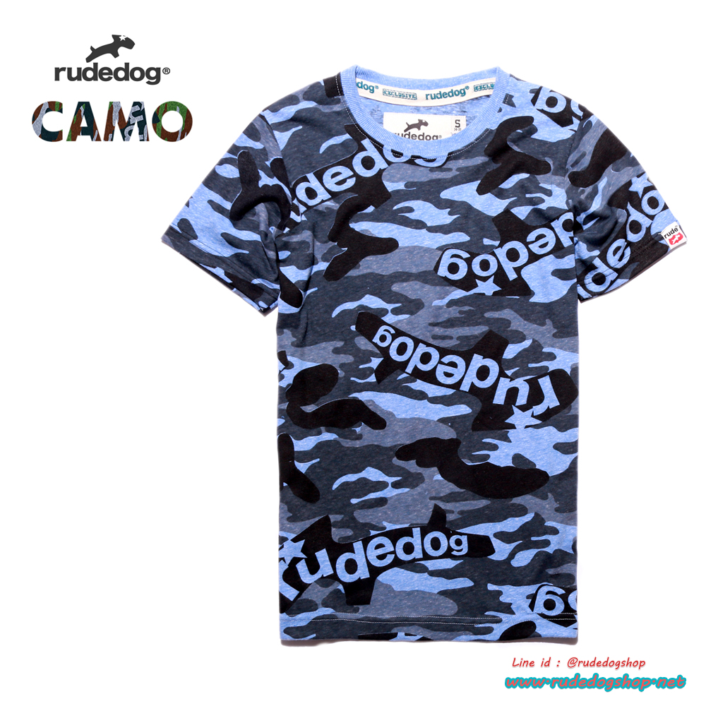 เสื้อยืด Rudedog รุ่น CAMO ลายพราง Size S