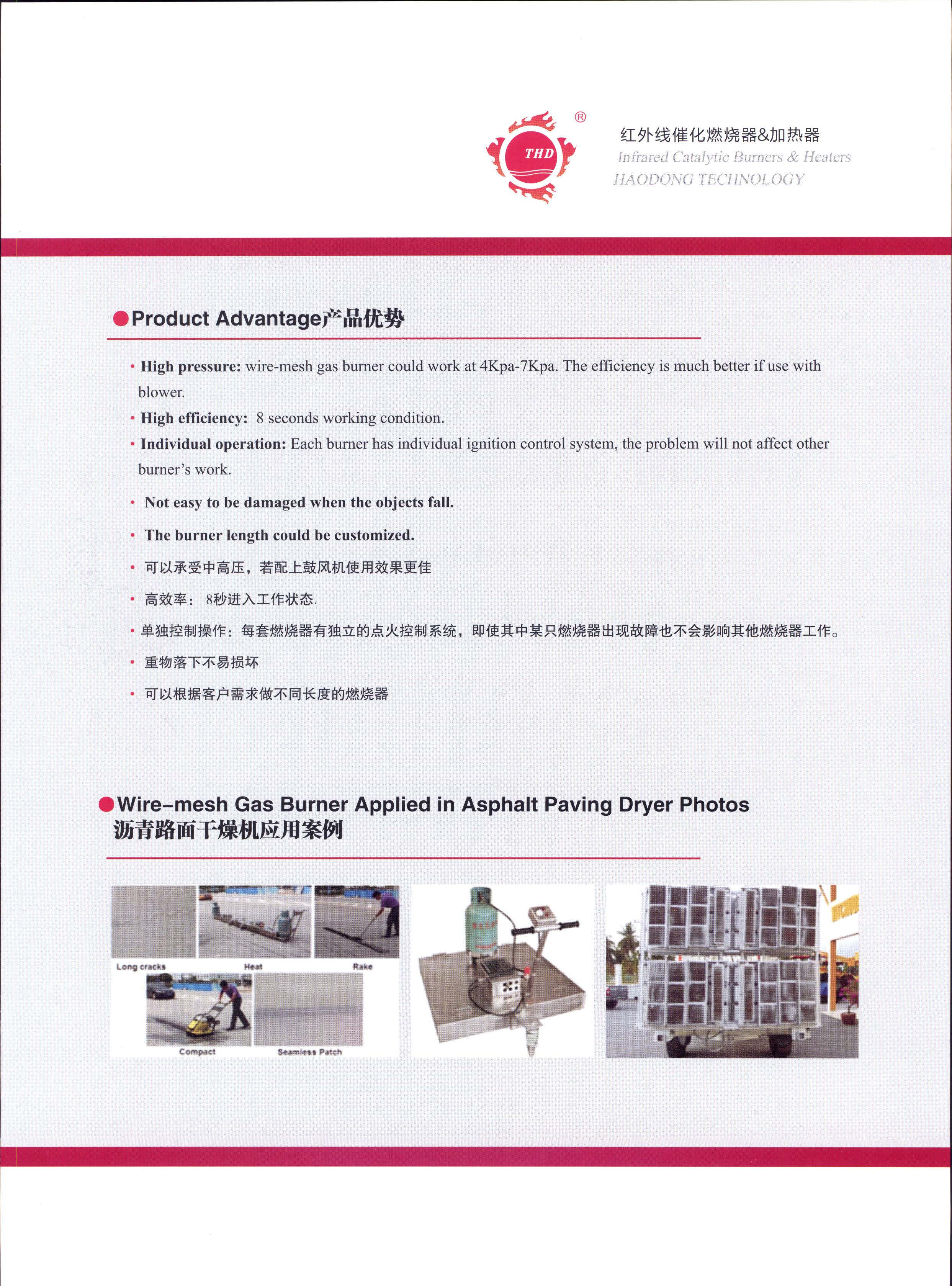 Wire Mesh Infrared Gas Burner l หัวเตาอินฟาเรด ชนิดตระแกรงลวด