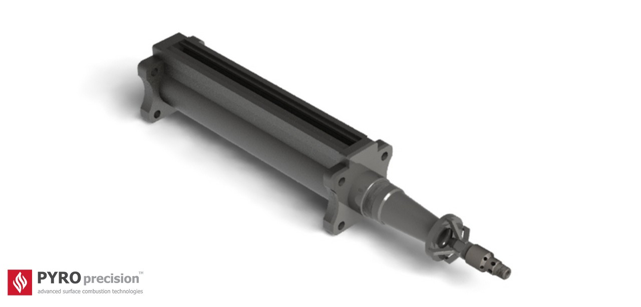 หัวเตาแก๊ส ตรงยาว LD305-ST-1 Linear Modular Tank Heating Burner (Venturi) ความยาวโมดูล 30ซม - 3.0ม กำลัง 6-60 กิโลวัตต์ สำหรับถังต้มถังต้มอุตสาหกรรมทรงสี่เหลี่ยม