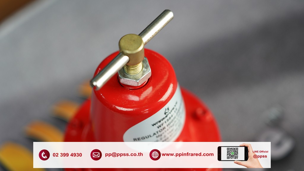 WARMFVALVE High Pressure Regulator for Gas 1/2" (0.5-2.1 bar) l หัวปรับแรงดันแก๊ส ชนิดแรงดันสูง