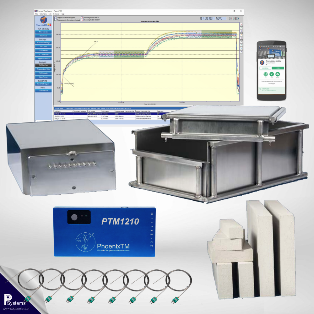 PhoenixTM 10Ch Oil Quench Profiling System (Up to 1000°C) l เครื่องบันทึกอุณหภูมิสำหรับอุตสาหกรรมอบชุบน้ำมัน ชุบแข็งโลหะด้วยน้ำมัน ตามมาตรฐาน CQI-9 & AMS2750E