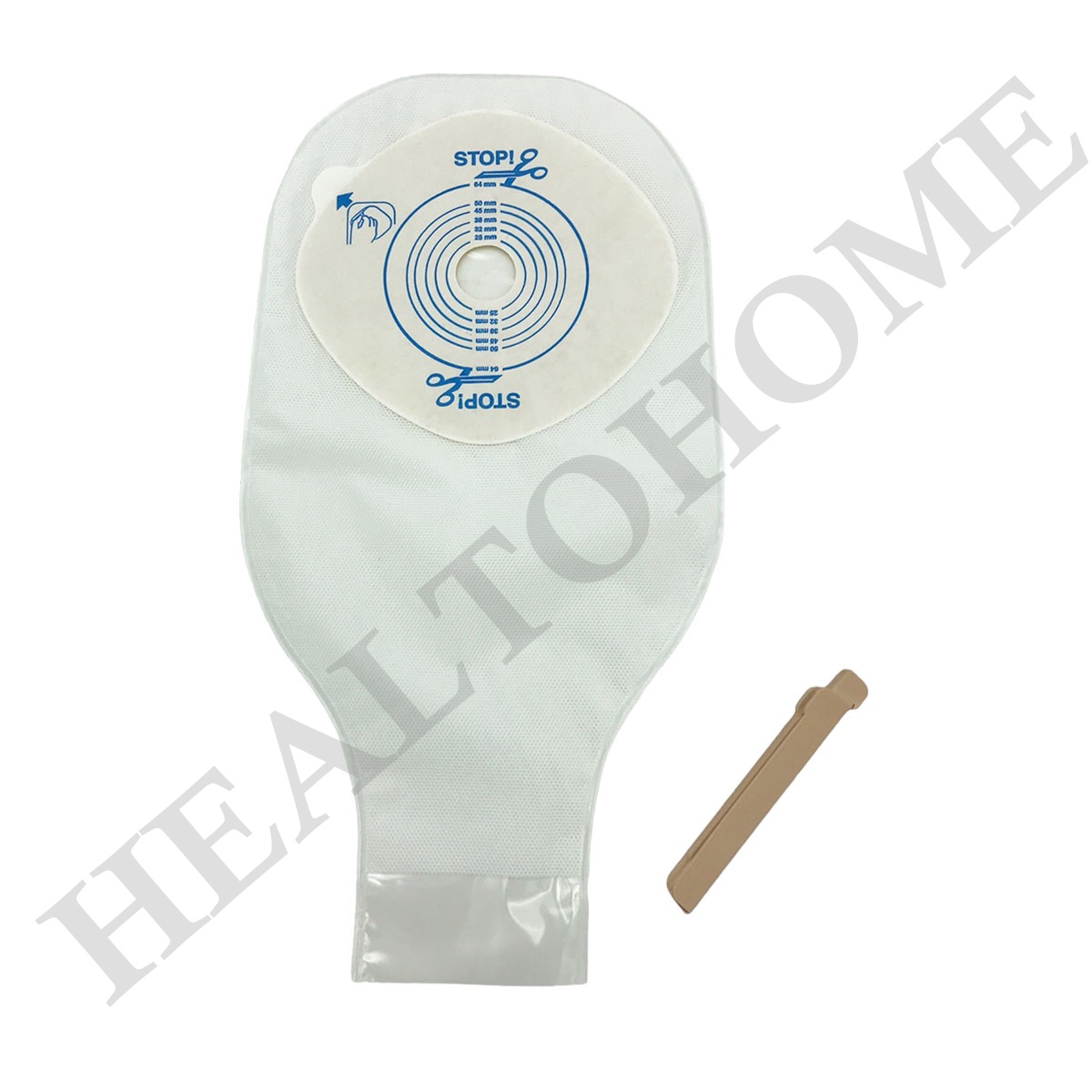 Convatec Stomadress ถุงอุจจาระหน้าท้อง แบบชิ้นเดียว ขนาด 19-64 มม. (Colostomy Bag)