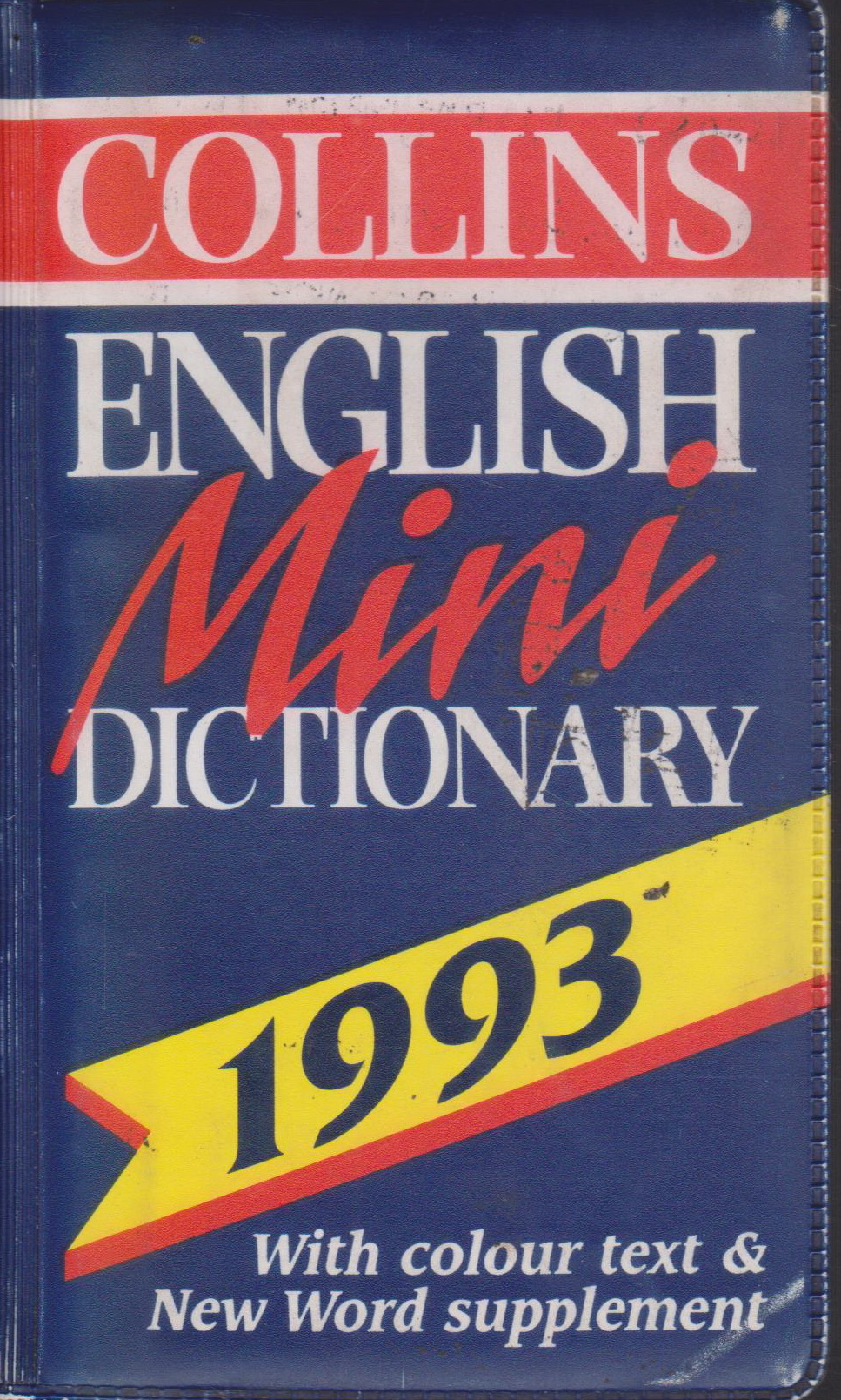 พจนานุกรม Collins English Mini Dictionary 1993 with color text & New Word supplement