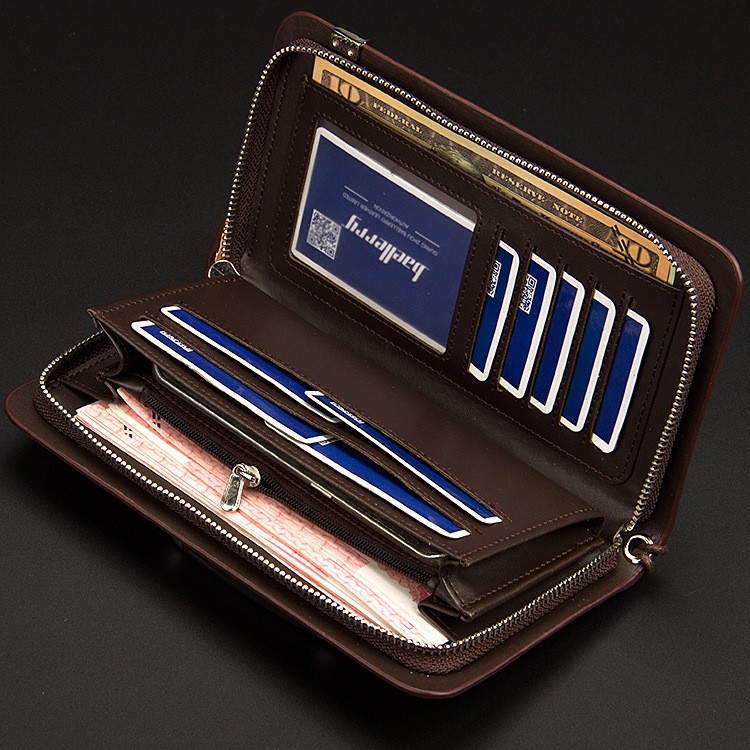 กระเป๋าสตางค์ผู้ชายทรงยาว รหัส : MZ-019