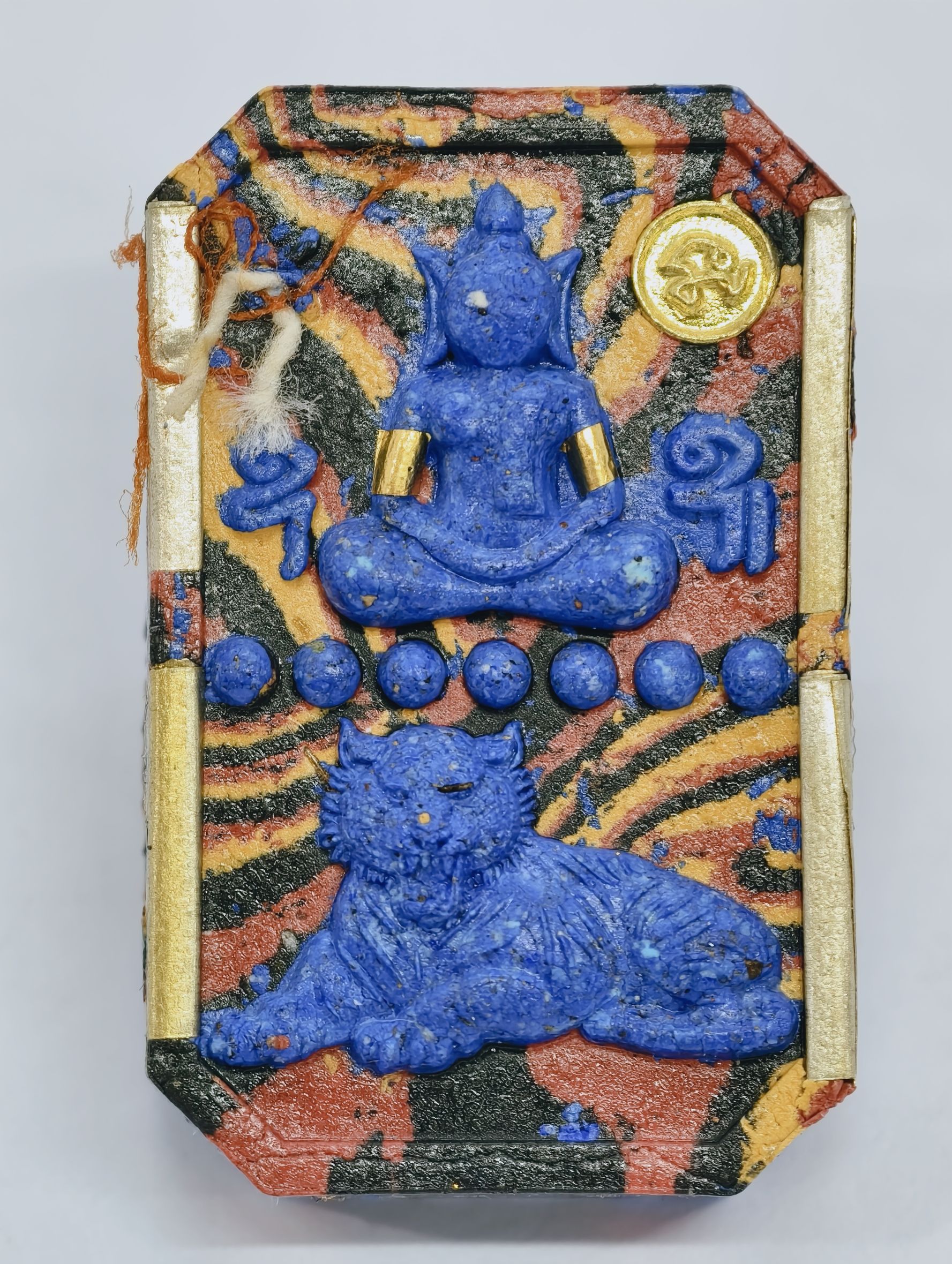 หลวงพ่อประสูติ วัดในเตา สมเด็จเสือนอนกิน พยัคฆ์เศรษฐี ชุดงานมาสเตอร์พีซ กำไลทองคำ เลข88 KA2899