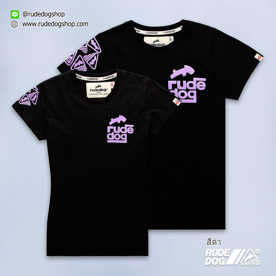 เสื้อยืดแขนสั้น rudedog รุ่น SquareRude (สแควร์รูท)