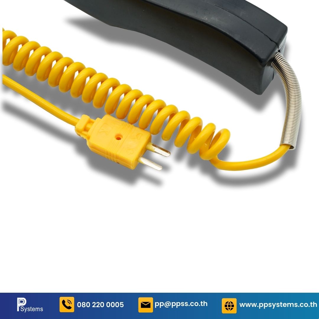 HEATwave High Temperature Probe Dia 6mm x 0.5m Bakelite Handle with Elastic Spring Wire Thermcouple l สายวัดอุณหภูมิ