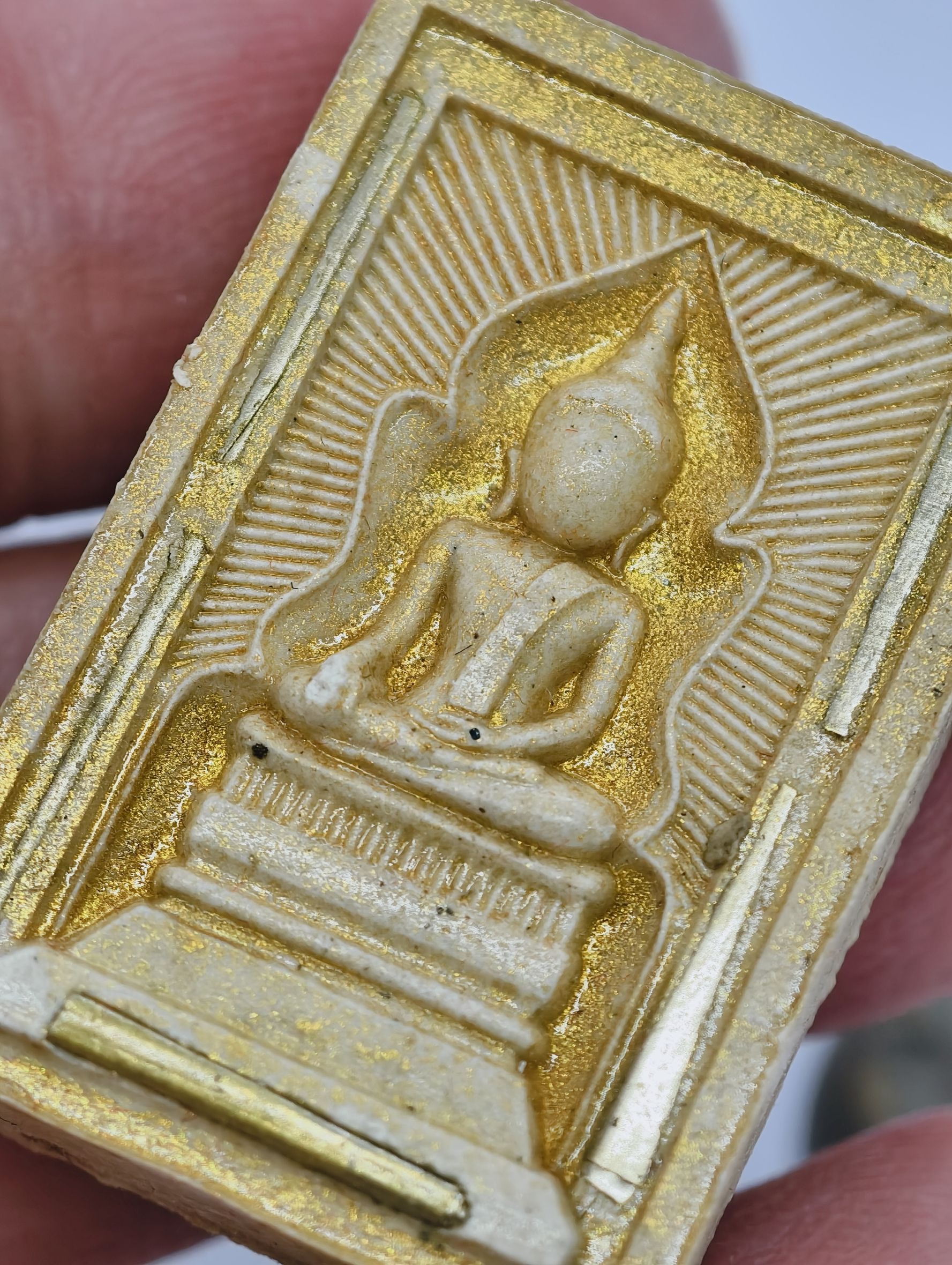 หลวงปู่จื่อ วัดเขาตาเงาะอุดมพร พระสมเด็จ แหวกม่าน มหาโชค ตะกรุดเงิน 5 ดอก KA2484