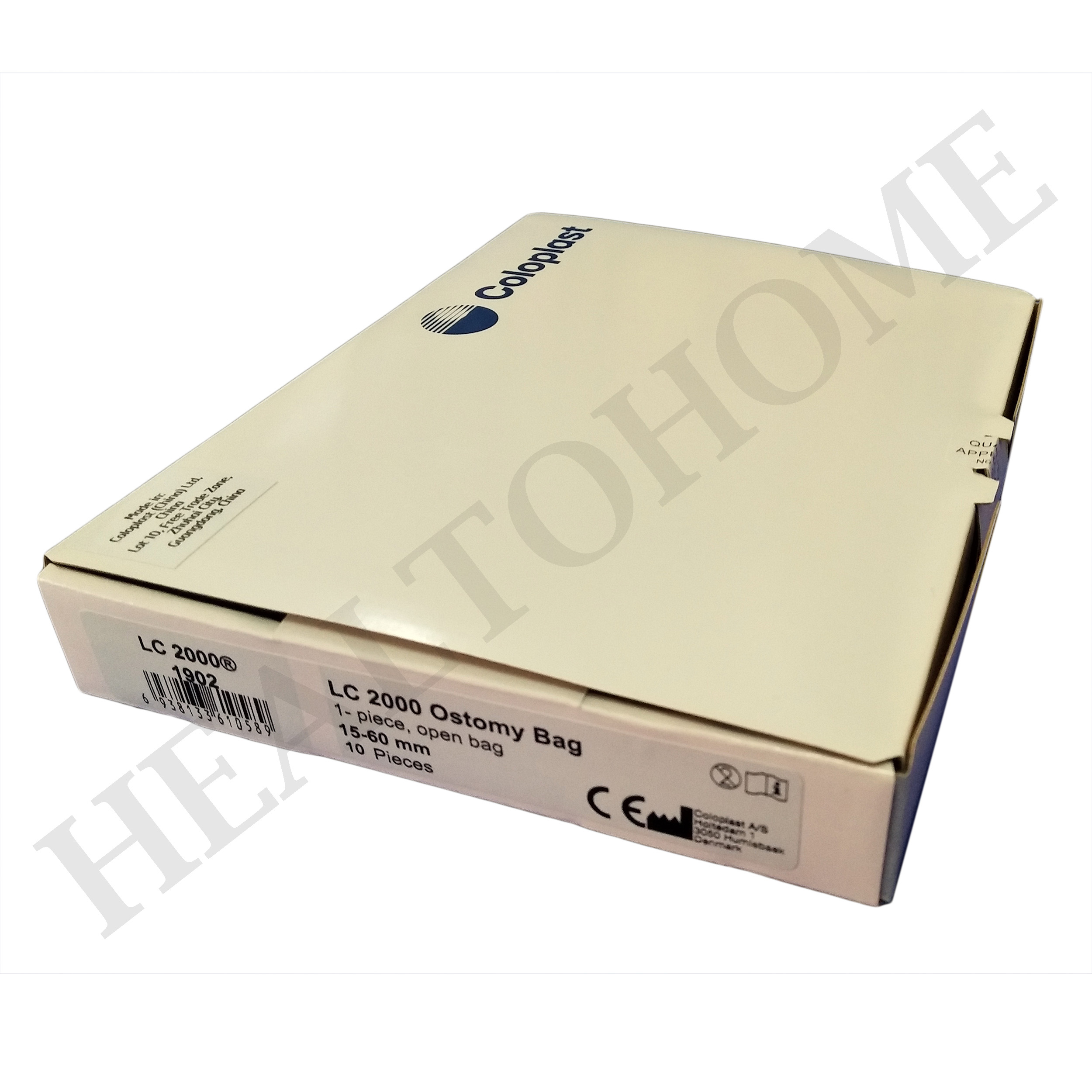 COLOPLAST LC2000 รุ่น 1902 ถุงเก็บอุจจาระหน้าท้อง แบบชิ้นเดียว ขนาด 15-60 มม. (Colostomy Bag)