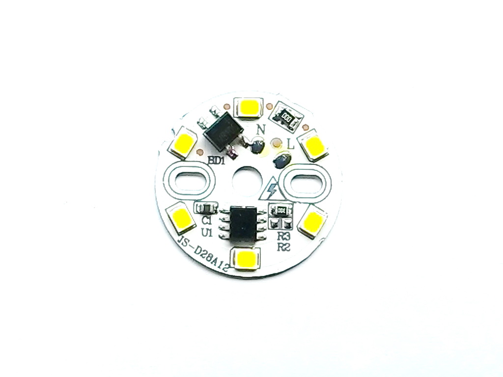 LED 3W 220V แสงขาว 28มิล