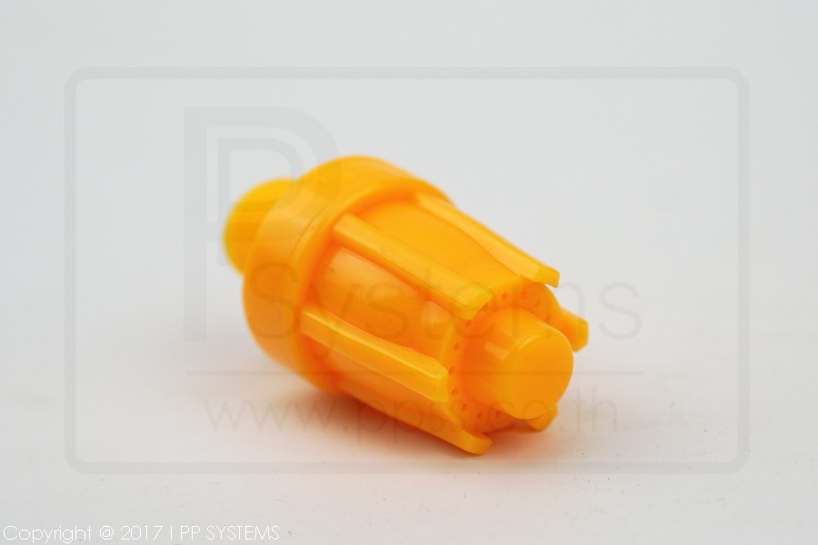 WINDJET NOZZLE ROUND STREAM, ORIFICE 16HOLES, ABS PLASTIC 1/4" BSPT l หัวฉีดพ่นลมทรงกลม พลาสติก