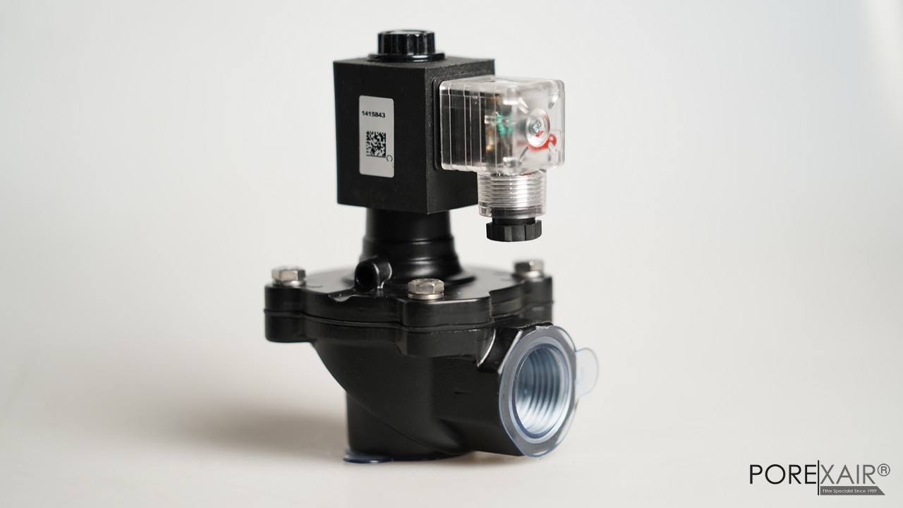 UFLOW 1" Pulse Jet Dust Collector Angle Type Solenoid Valve 220V NC "INDIA" l โซลินอยด์วาล์วกำจัดฝุ่น พัลส์วาล์ว ทำความสะอาดถุงกรองฝุ่น