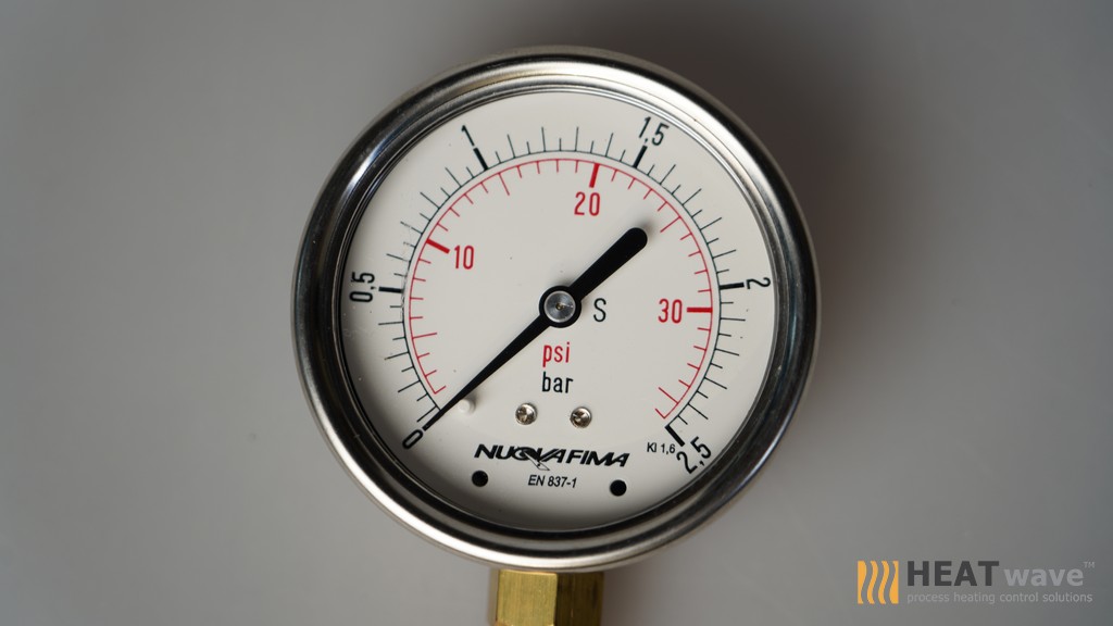 NUOVAFIMA Pressure Gauge 0-2.5 bar l เกจวัดแรงดันแก๊สช่วงแรงดันสูง