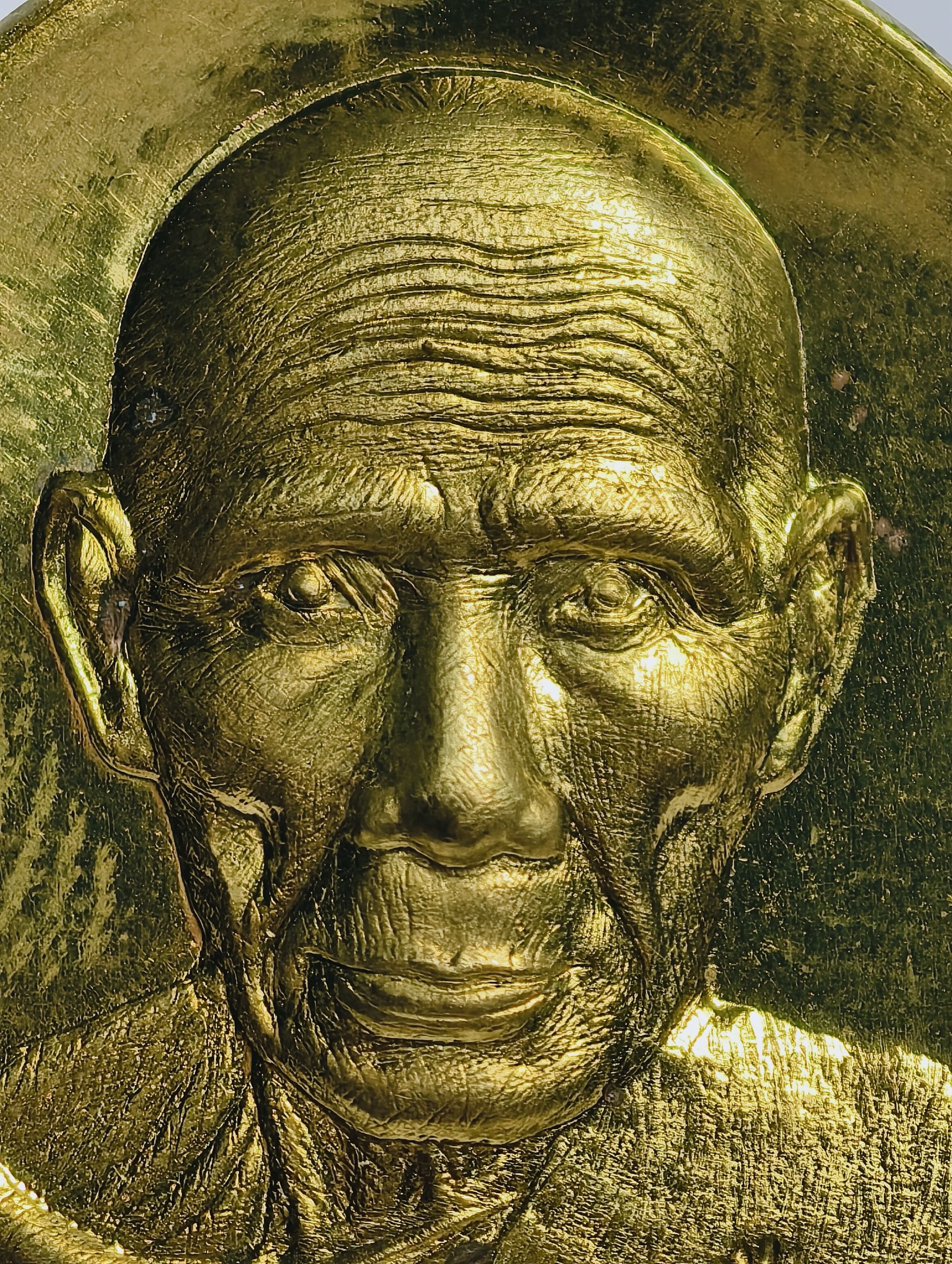 หลวงปู่แสวง รุ่นแรก วัดโพธิ์ผักไห่ จังหวัดพระนครศรีอยุธยา AC1731